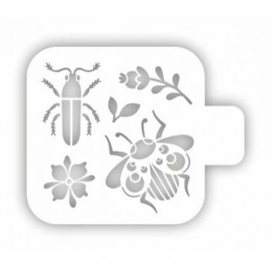 Трафарет Event Design МД9-16 с жуками, 9х9 см